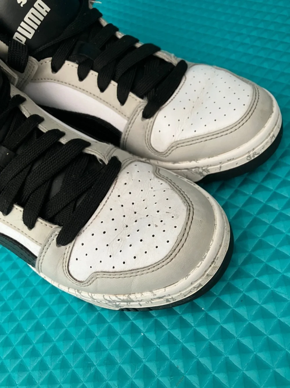 PUMA Big Kids Basketball Rebound Layup Atypical High Top Sneaker | 5